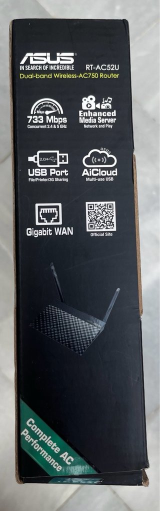 Router ASUS RT-AC52U Wireless-AC750 Gigabit