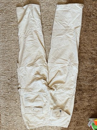 Pantalón Cargo Beige Bershka