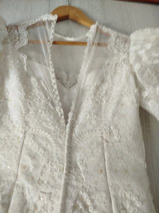 Vestido de Novia Encaje con Lentejuelas