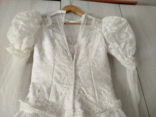 Vestido de Novia Encaje con Lentejuelas