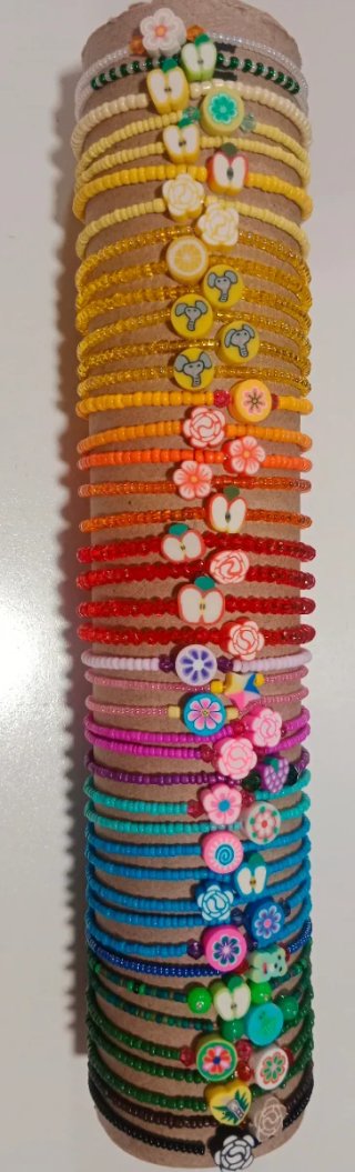 Pulseras de abalorios