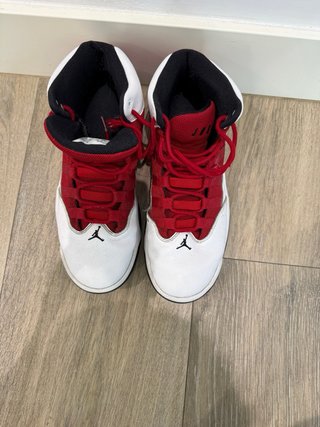 Jordan Max Aura Blanco Rojo
