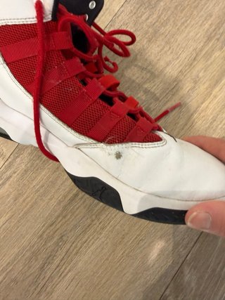 Jordan Max Aura Blanco Rojo