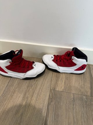 Jordan Max Aura Blanco Rojo