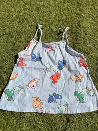Conjunto niña algodón mariposas talla 4/5