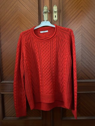 Jersey de punto rojo