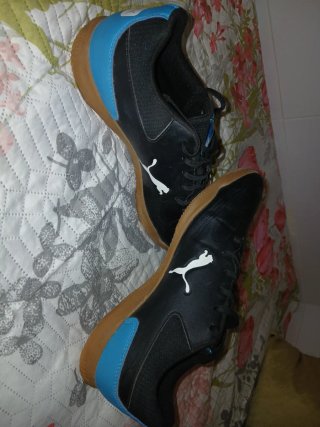 Zapatillas Puma Negras y Azules