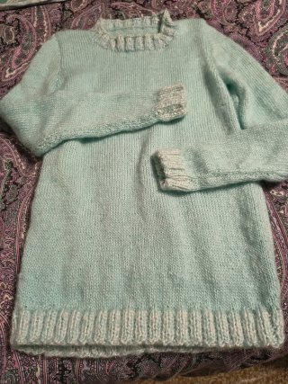 Maglione lana fatto a mano donna