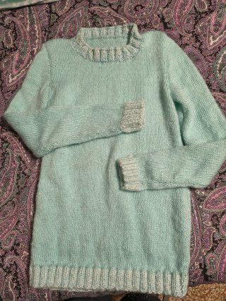 Maglione lana fatto a mano donna