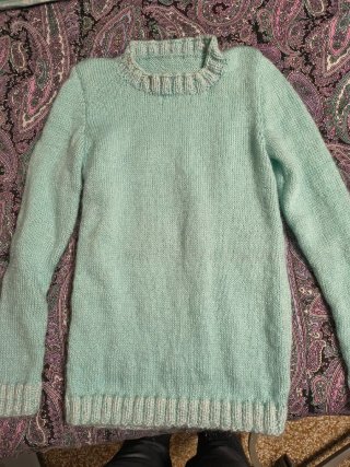 Maglione lana fatto a mano donna