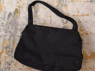 Bolso para carrito de bebé negro