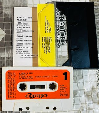 Lote de 2 Cassettes Humor Eugenio y Arévalo