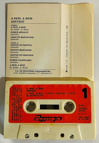 Lote de 2 Cassettes Humor Eugenio y Arévalo