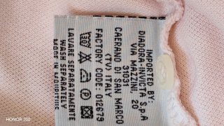 Polo Diadora uomo rosa taglia M