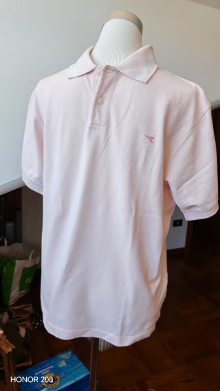 Polo Diadora uomo rosa taglia M