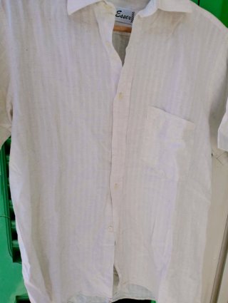 Camicia vintage Essex Lino Bianca