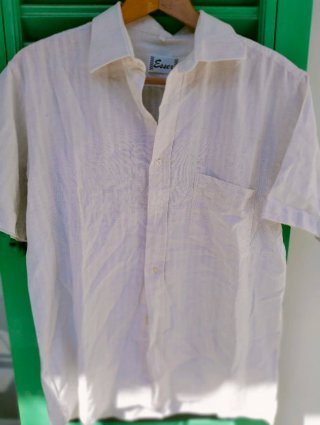 Camicia vintage Essex Lino Bianca