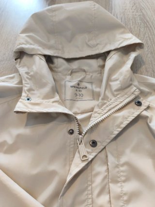 Chubasquero Springfield Beige Niña Talla 9-10