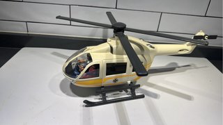 Helicóptero Playmobil con muñecos