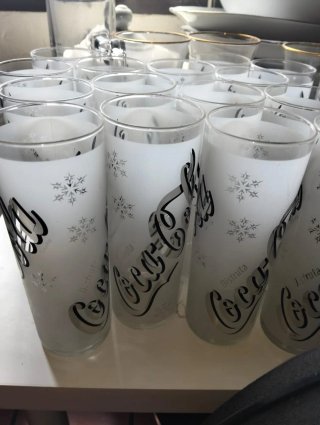 Vasos Coca-Cola Diseño Copos Nieve