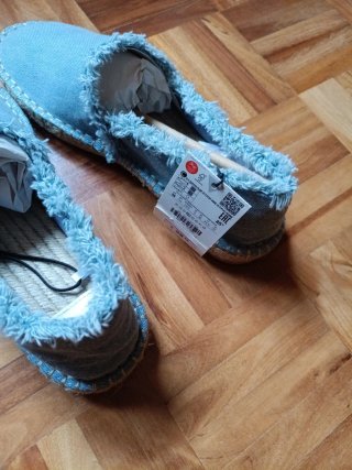 Alpargatas azules talla 38 nuevas