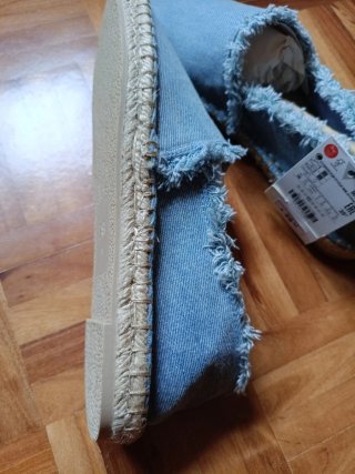 Alpargatas azules talla 38 nuevas