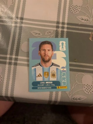 Cromo Messi Panini 2026