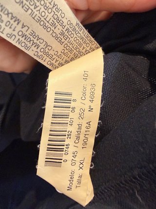 Polo Massimo Dutti Azul Talla XXL