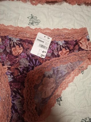 Conjunto lencería Zeeman floral M