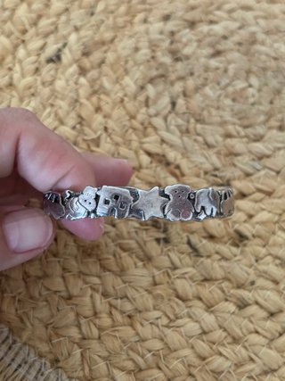 Pulsera Tous Ositos y Estrellas Plata
