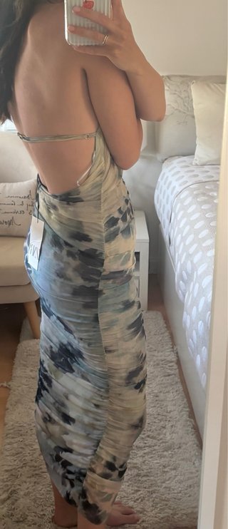 Vestido estampado Zara Talla S