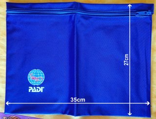 Custodia Impermeabile PADI - Blu  35x27cm