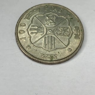 Moneda Plata Española 100 Pesetas 1966