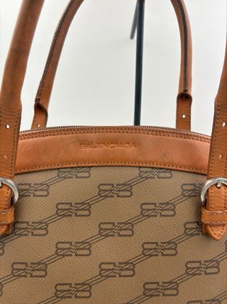 Borsa Balenciaga BB Monogram Pelle Vintage