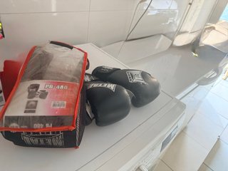 Saco de boxeo + guantes