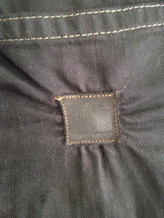 Carhartt Bermuda Negro Talla 40 Retro Vintage