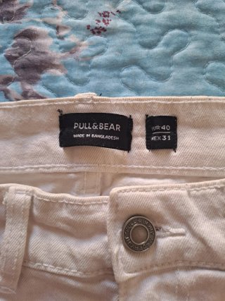 Pull&Bear Shorts Beige Talla M
