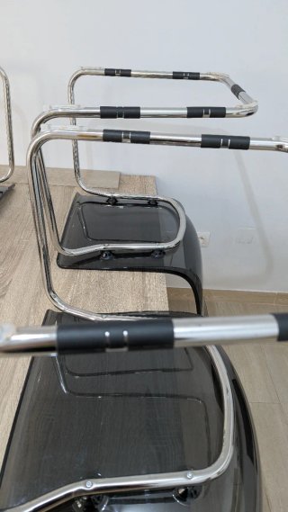 Pack 4 Sillas Comedor Ikea Transparentes gris