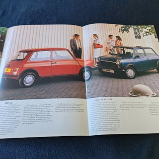 Panfleto Austin Mini 1985 Original