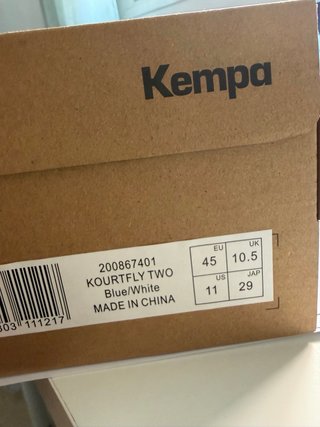Zapatillas Kempa kourtfly azules
