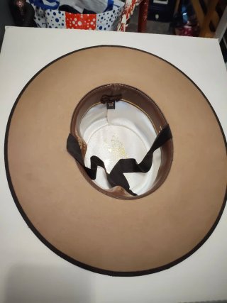 Sombrero Rocío Talla 54 Beige/Marrón