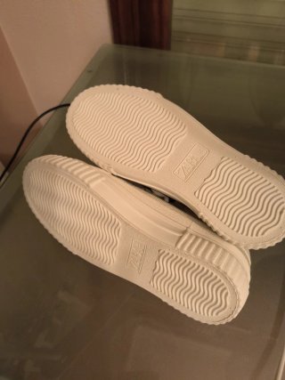 Zapatillas Zara Plata Talla 36 Nuevas