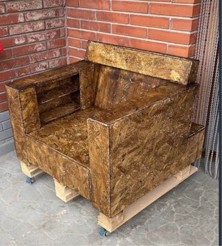 2 Sedili Pallet in Legno per Esterno e Interno