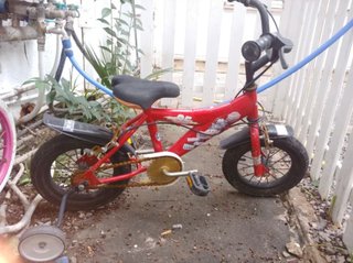 Bici infantil roja