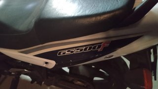 Suzuki GSX 500 Sportbike Negra/Gris