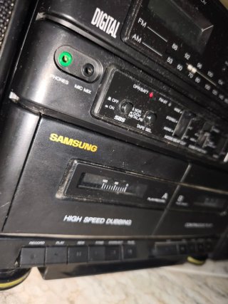 Radio Samsung Digital CD Cassette