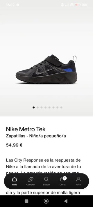 Zapatillas Nike Metro Tek 35