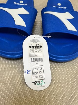 Ciabatte Diadora Blu/Bianche Tg 36