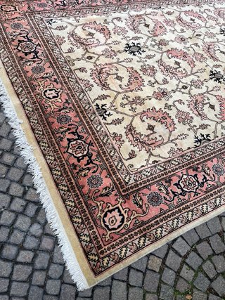 Tappeto Tabriz Vintage Lana , seta 274x194
