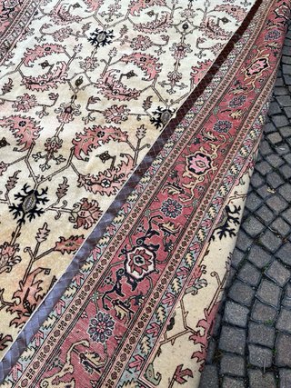 Tappeto Tabriz Vintage Lana , seta 274x194